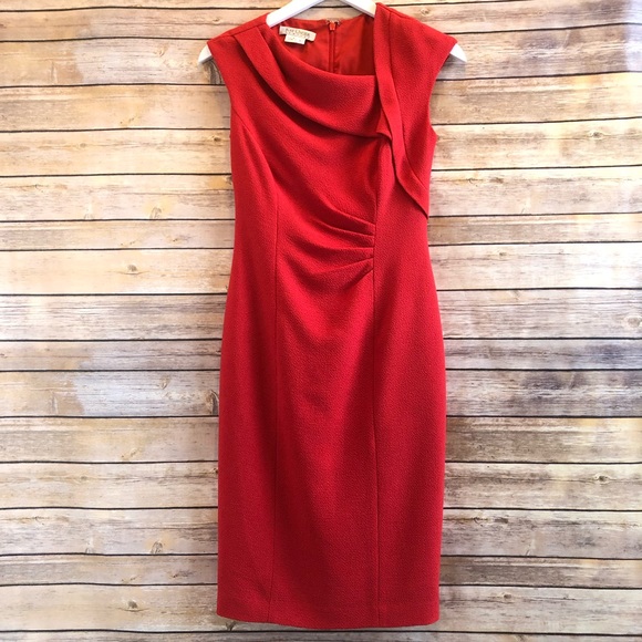 Robe Fourreau Blanche Kay Unger – Taille 6 – Sans Manches, Avec Poches – Soirée Ou Travail